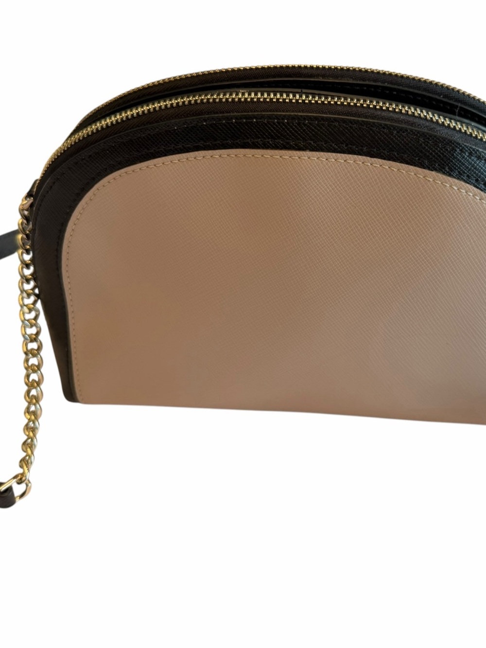 kate spade Two-Tone Cream and Black Dome Crossbody with Gold Chain - Picture 4 of 14